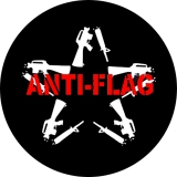 Anti-Flag Anti Flag Motiv 3 Anstecker mit Sicherheitsnadel Ø 25mm