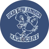 Dead Blow Hammer Motiv 1 Anstecker mit Sicherheitsnadel Ø 25 mm