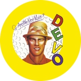 Devo Motiv 1 Anstecker mit Sicherheitsnadel Ø 25 mm