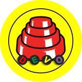 Devo Motiv 4 Anstecker mit Sicherheitsnadel Ø 25 mm