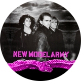 New Model Army Motiv 90 Anstecker mit Sicherheitsnadel Ø 25 mm