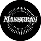 Massgrav Motiv 1 Anstecker mit Sicherheitsnadel Ø 25 mm