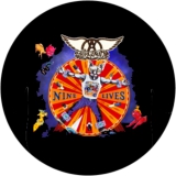 Aerosmith Motiv 4 Anstecker mit Sicherheitsnadel Ø 25mm