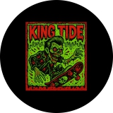 King Tide Motiv 1 Anstecker mit Sicherheitsnadel Ø 25 mm