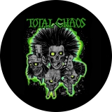 Total Chaos Motiv 4 Anstecker mit Sicherheitsnadel Ø 25 mm
