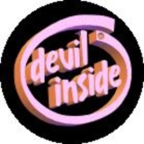 Devil Inside Anstecker mit Sicherheitsnadel Ø 25mm