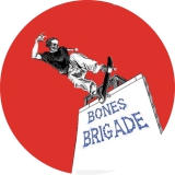 Bones Brigade Motiv 1 Anstecker mit Sicherheitsnadel Ø 25 mm