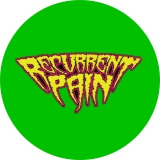 Recurrent Pain Motiv 1 Anstecker mit Sicherheitsnadel Ø 25 mm