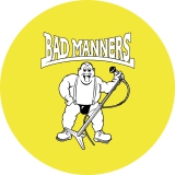 Bad Manners Motiv 2 Anstecker mit Sicherheitsnadel Ø 25mm