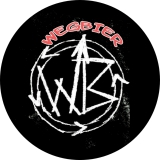 Wegbier Motiv 4 Anstecker mit Sicherheitsnadel Ø 25 mm