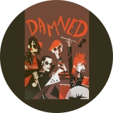 Damned, The Motiv M Anstecker mit Sicherheitsnadel Ø 25 mm