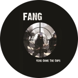 Fang Motiv 3 Anstecker mit Sicherheitsnadel Ø 25 mm