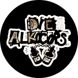 Alkocops, Die Alkocops Motiv 1 Anstecker mit Sicherheitsnadel Ø 25 mm