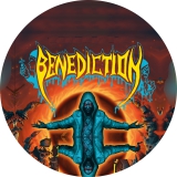 Benediction Motiv 1 Anstecker mit Sicherheitsnadel Ø 25 mm