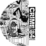 Crime 84 Motiv 1 Anstecker mit Sicherheitsnadel Ø 25 mm