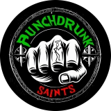 Punchdrunk Saints Motiv 2 Anstecker mit Sicherheitsnadel Ø 25 mm