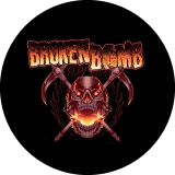 Broken Bomb Motiv 2 Anstecker mit Sicherheitsnadel Ø 25mm