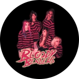 Bloody Benders Motiv 1 Anstecker mit Sicherheitsnadel Ø 25 mm