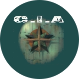 C.I.A. Church of Independent Assholes (D) Motiv 1 Anstecker mit Sicherheitsnadel Ø 25 mm