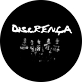 Discrença Motiv 3 Anstecker mit Sicherheitsnadel Ø 25 mm