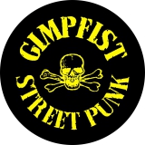 Gimp Fist Motiv 1 Anstecker mit Sicherheitsnadel Ø 25 mm