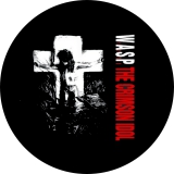 W.A.S.P. Motiv 1 Anstecker mit Sicherheitsnadel Ø 25 mm