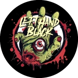 Left Hand Black Motiv 3 Anstecker mit Sicherheitsnadel Ø 25 mm