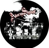 Alarmsignal Motiv 2 Anstecker mit Sicherheitsnadel Ø 25 mm