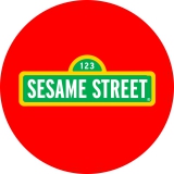 Sesame Street Motiv 1 Anstecker mit Sicherheitsnadel Ø 25 mm