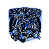 Raygun Cowboys Motiv 3 Anstecker mit Sicherheitsnadel Ø 25 mm