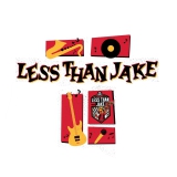 Less Than Jake Motiv 4 Anstecker mit Sicherheitsnadel Ø 25mm