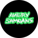 Angry Samoans Motiv 8 Anstecker mit Sicherheitsnadel Ø 25 mm