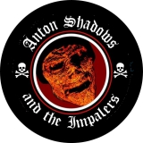 Anton Shadows And The Impalers Motiv 1 Anstecker mit Sicherheitsnadel Ø 25 mm
