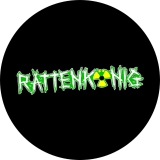 Rattenkönig Motiv 2 Anstecker mit Sicherheitsnadel Ø 25 mm