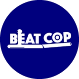 Beat Cop Motiv 2 Anstecker mit Sicherheitsnadel Ø 25 mm