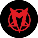 Mephiskapheles Motiv 1 Anstecker mit Sicherheitsnadel Ø 25 mm