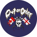 Out Of Order Motiv 3 Anstecker mit Sicherheitsnadel Ø 25 mm