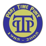 Part Time Punx Motiv 1 Anstecker mit Sicherheitsnadel Ø 25 mm