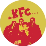 KFC, Der Der KFC Motiv 3 Anstecker mit Sicherheitsnadel Ø 25 mm