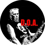 D.O.A. Motiv 5 Anstecker mit Sicherheitsnadel Ø 25 mm