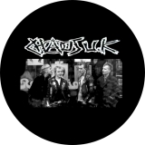 Chaos U.K. Motiv B Anstecker mit Sicherheitsnadel Ø 25mm