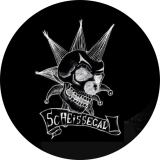 Scheissegal Motiv 1 Anstecker mit Sicherheitsnadel Ø 25 mm