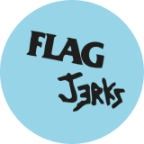 Flag Jerks Motiv 5 Anstecker mit Sicherheitsnadel Ø 25 mm