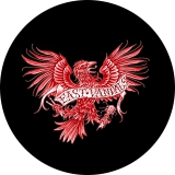 East Vandals Motiv 2 Anstecker mit Sicherheitsnadel Ø 25 mm