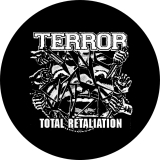 Terror Motiv 4 Anstecker mit Sicherheitsnadel Ø 25mm