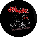 Carnivore. Motiv 3 Anstecker mit Sicherheitsnadel Ø 25 mm