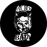 Acid Bath Motiv 1 Anstecker mit Sicherheitsnadel Ø 25 mm