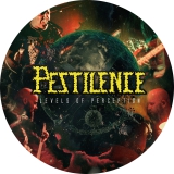 Pestilence Motiv 1 Anstecker mit Sicherheitsnadel Ø 25 mm