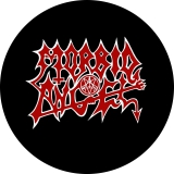 Morbid Angel Motiv 1 Anstecker mit Sicherheitsnadel Ø 25 mm