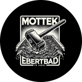 Mottek Motiv 2 Anstecker mit Sicherheitsnadel Ø 25 mm